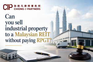 Can you sell industrial property to a Malaysian REIT without paying RPGT?